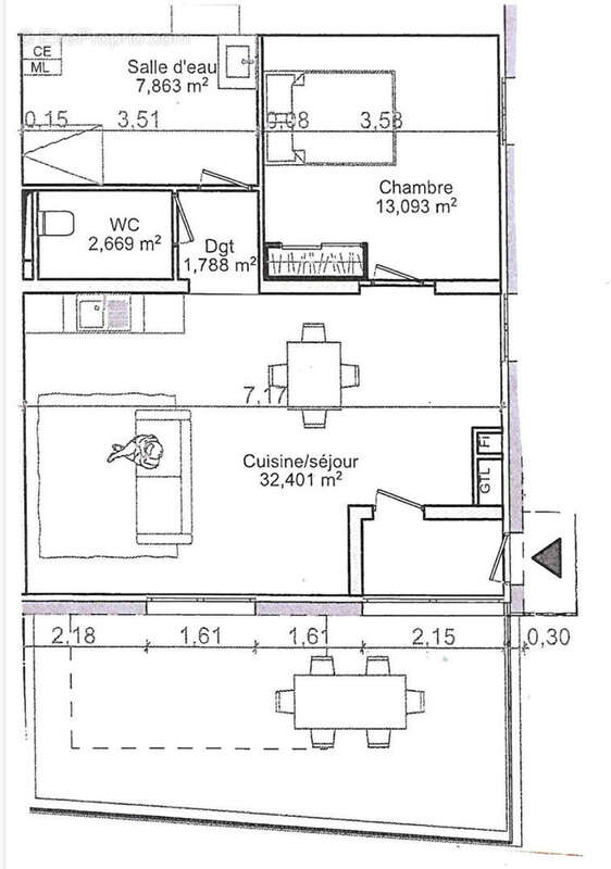Appartement à ORCHAMPS-VENNES