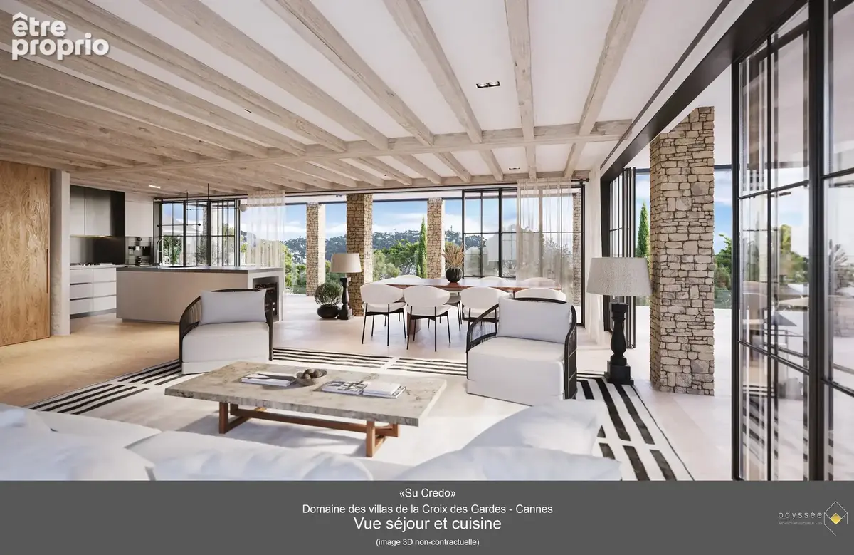 Cannes – croix des gardes – terrain constructible avec projet de villa - photo 5