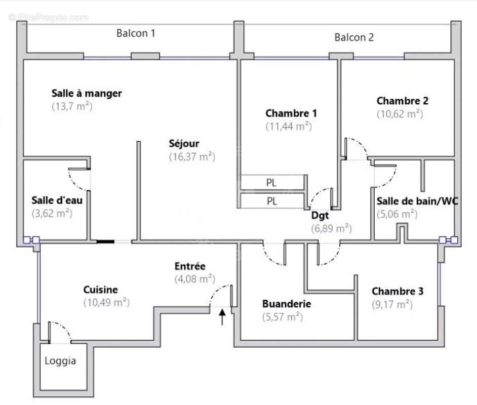 Appartement à ANNECY-LE-VIEUX