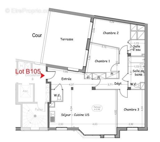 Appartement à PARIS-12E