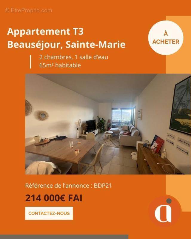 Appartement à SAINTE-MARIE