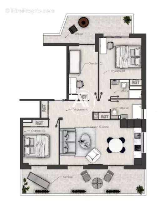 Appartement à NICE