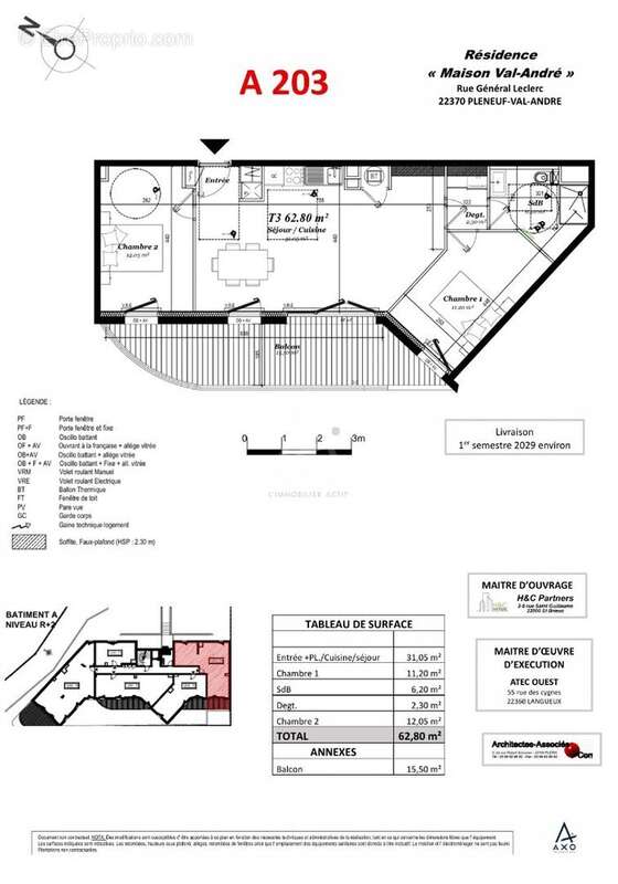 Superbe appartement T3 neuf avec 2 suites et une terrasse de 22 m² exposée Sud-Ouest. - photo 10