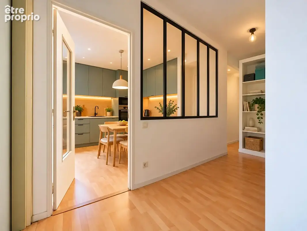 Lyon 7 - T3 - 71 m² - Balcon Parking - photo 9
