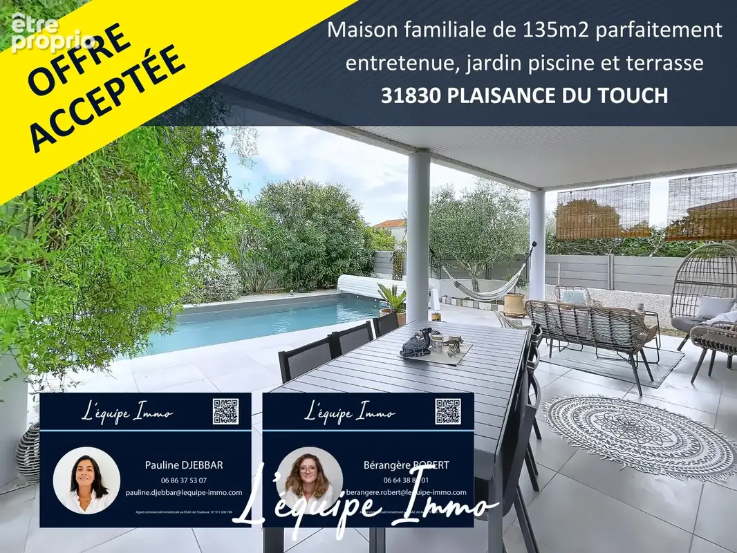 Maison à PLAISANCE-DU-TOUCH