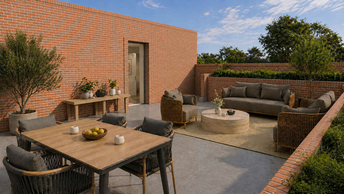 Duplex sur terrasse et solarium - photo 2