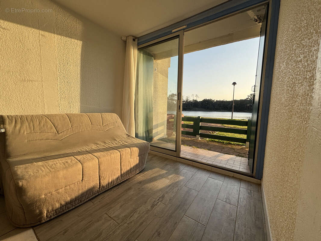 Soustons plage : appartement T2 avec terrasse face au lac - 28m2 - photo 3