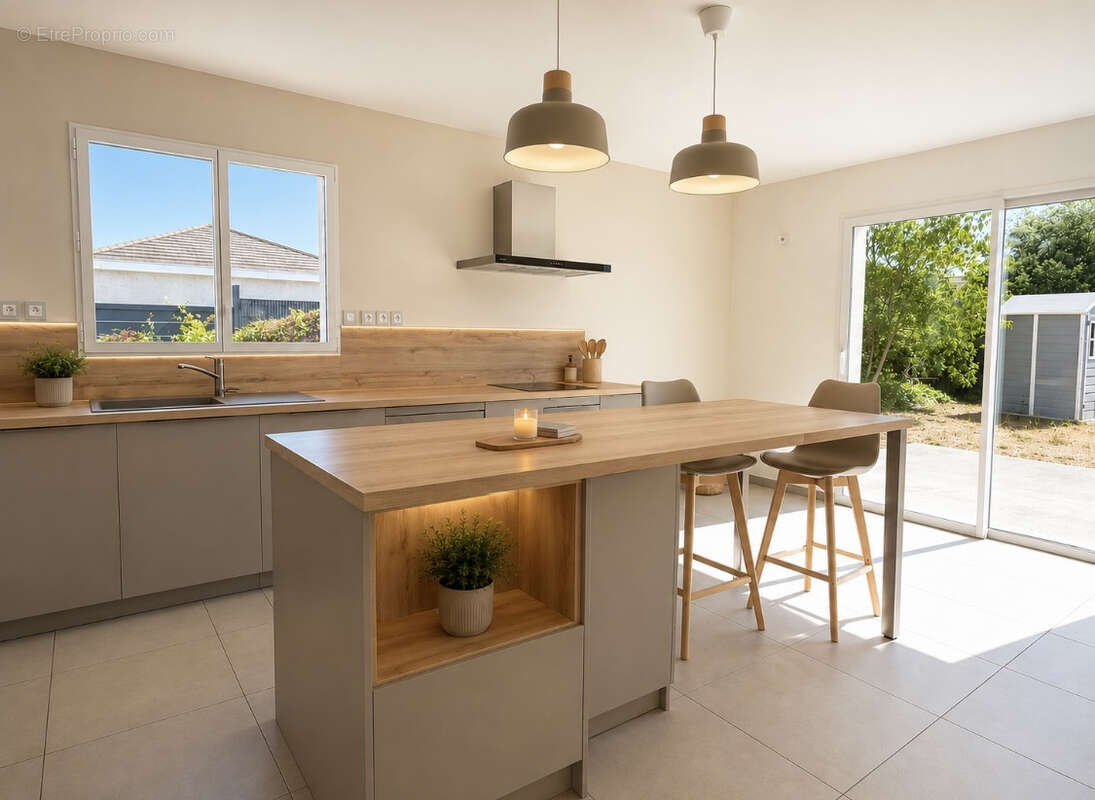 Maison T4 avec Grand jardin à Saint Romain de Jalionas - photo 5