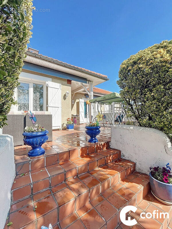 terrasse SUD  - Maison à BORDERES-SUR-L&#039;ECHEZ