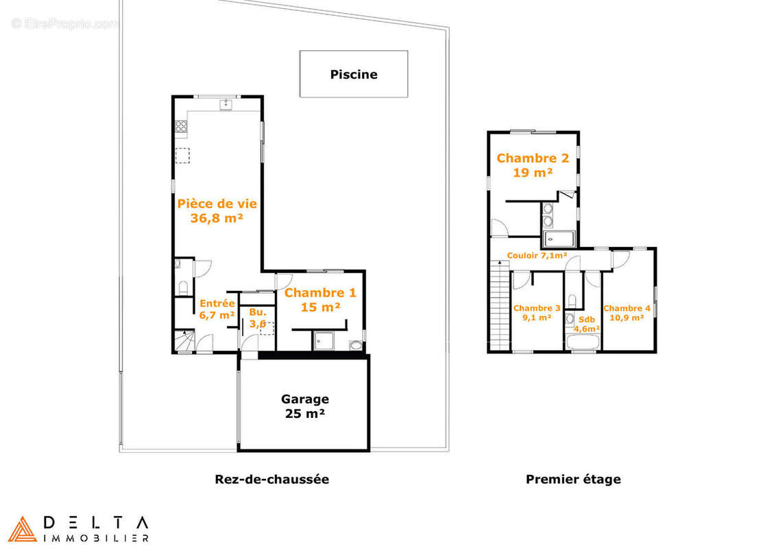 Maison 119 m² avec piscine sur terrain de 401 m² - photo 18