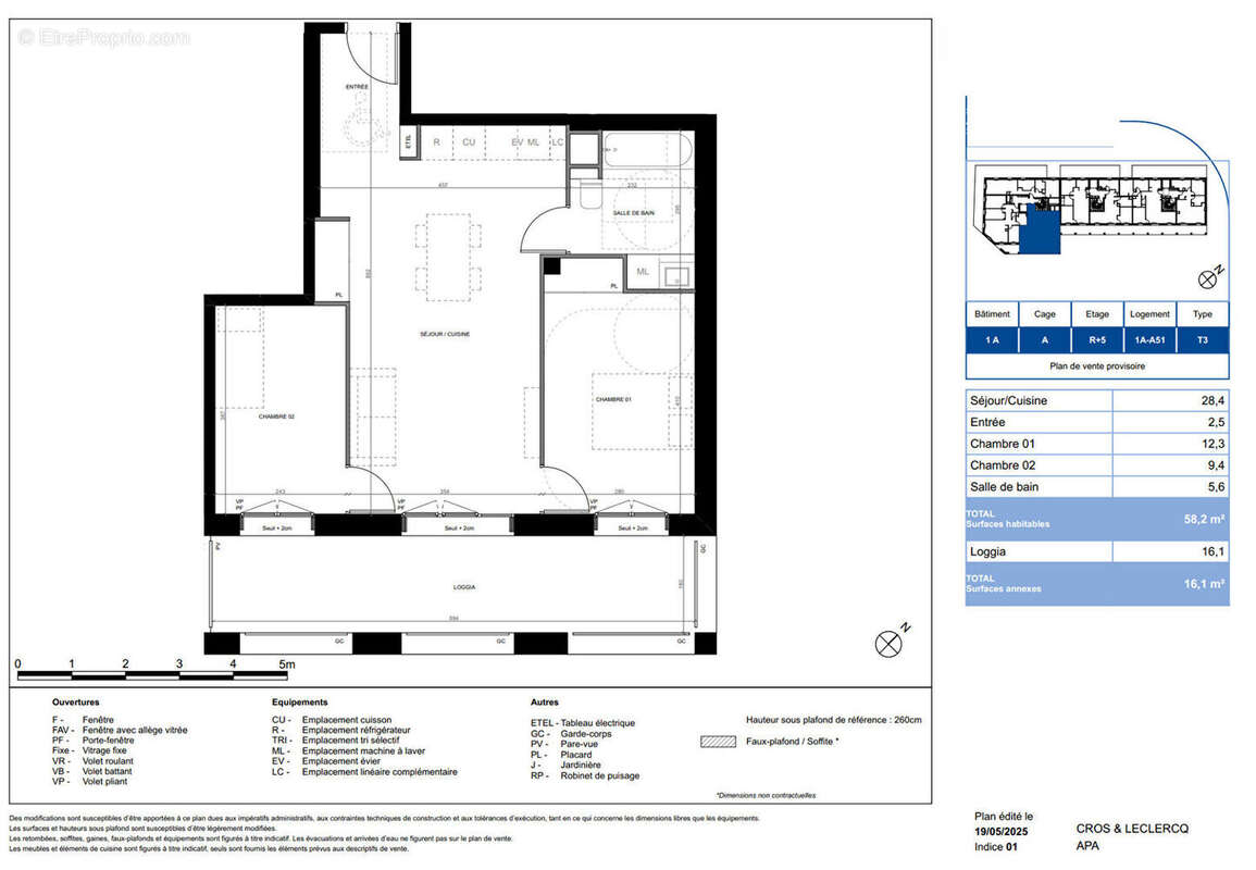 Appartement à TOULOUSE