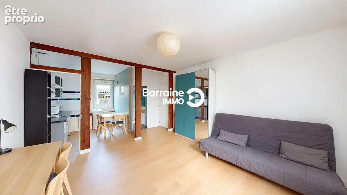 Exlusivite a vendre brest rive droite appartement t1 30.32m² - photo 7