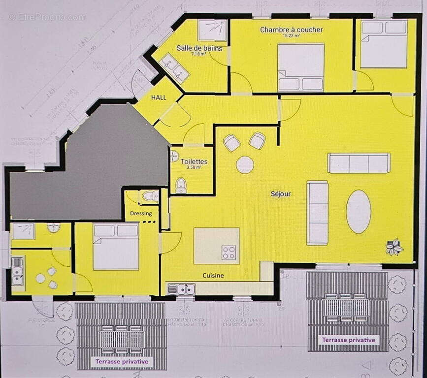 Appartement à SAINT-DONAT-SUR-L'HERBASSE