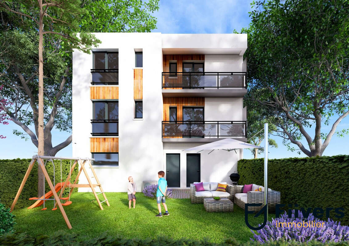 facade arriere - Maison à BRY-SUR-MARNE