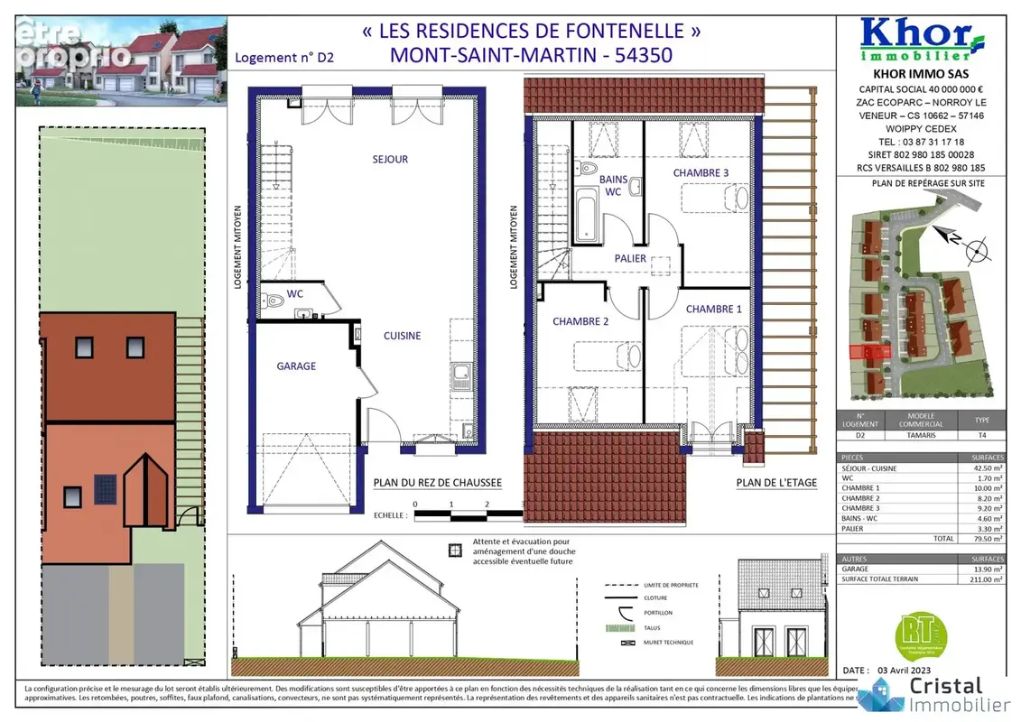 Maison 5 pièces 80 m² à vendre à Mont-Saint-Martin (54350) - photo 2