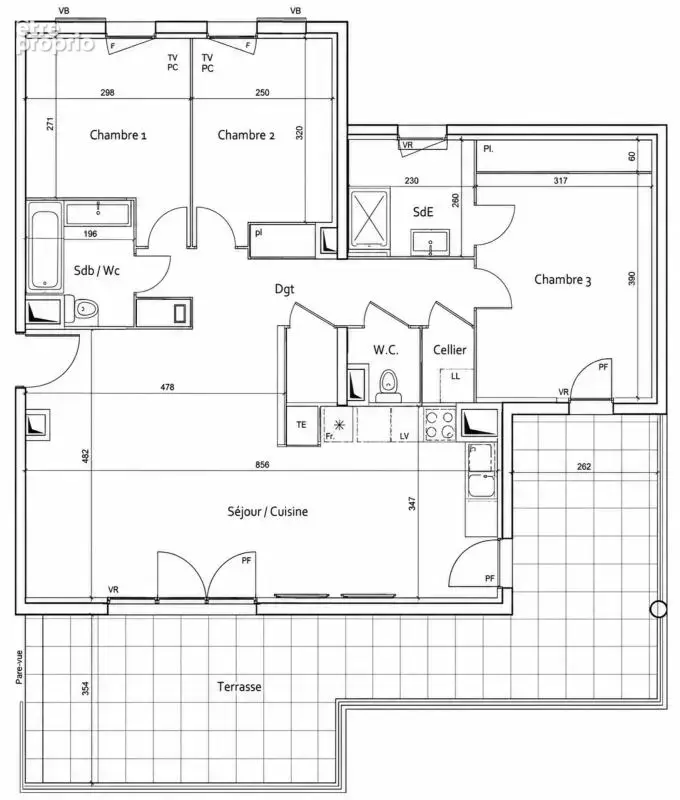 Appartement T4 Dernier Étage avec Terrasse Plein Ciel 37 m² – Résidence Récente & Vue Dégagée - photo 2