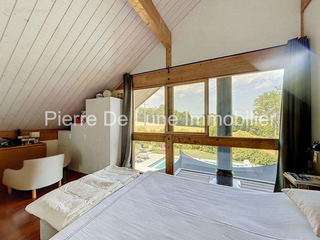 Trévignin – Maison d'exception en ossature bois avec vue dominante, piscine et panorama sur les montagnes - photo 29