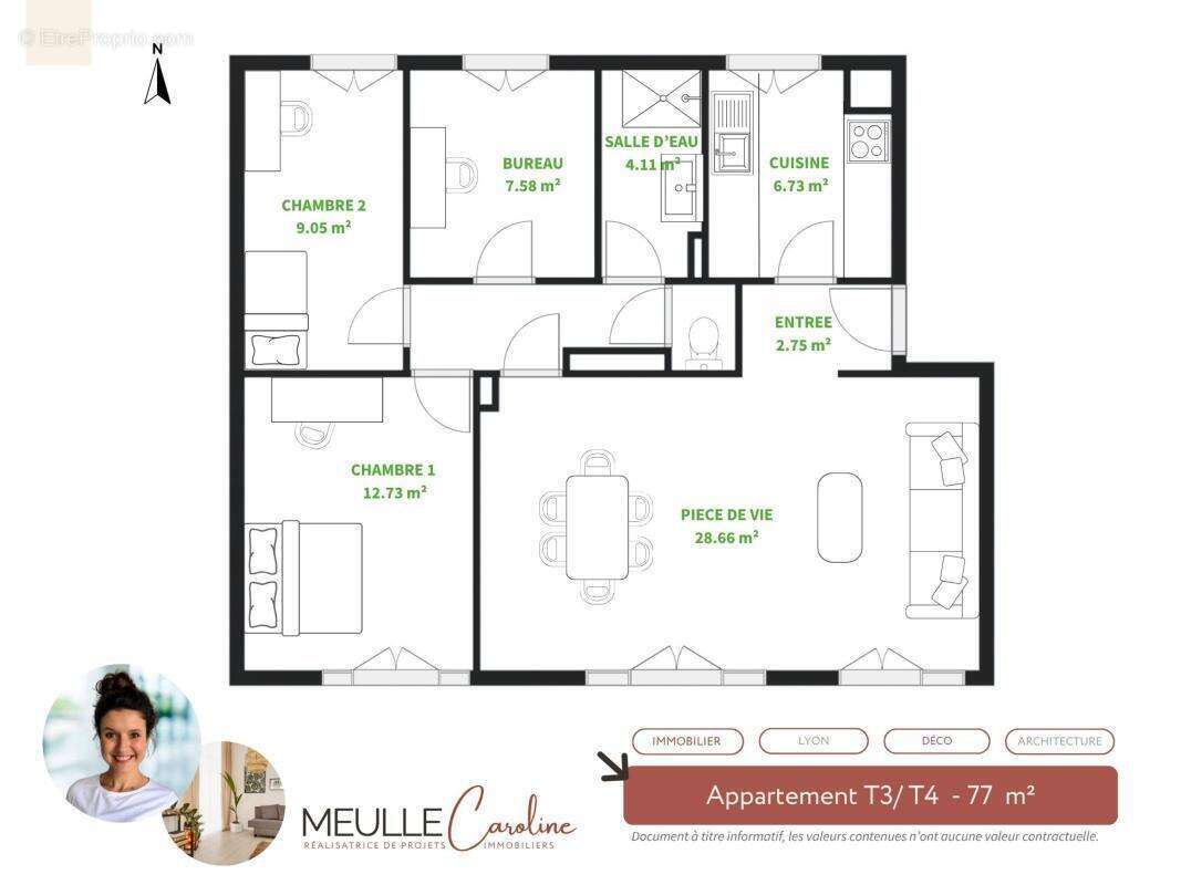 Appartement à LYON-7E