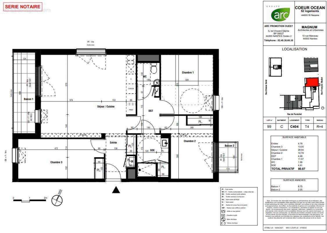 Appartement à SAINT-NAZAIRE
