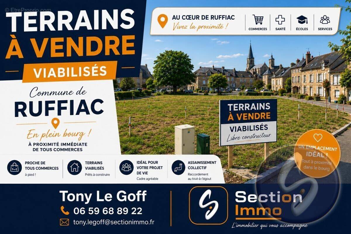 Terrain à RUFFIAC