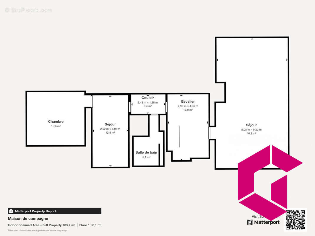 Plan RDC - Maison à COURPIERE