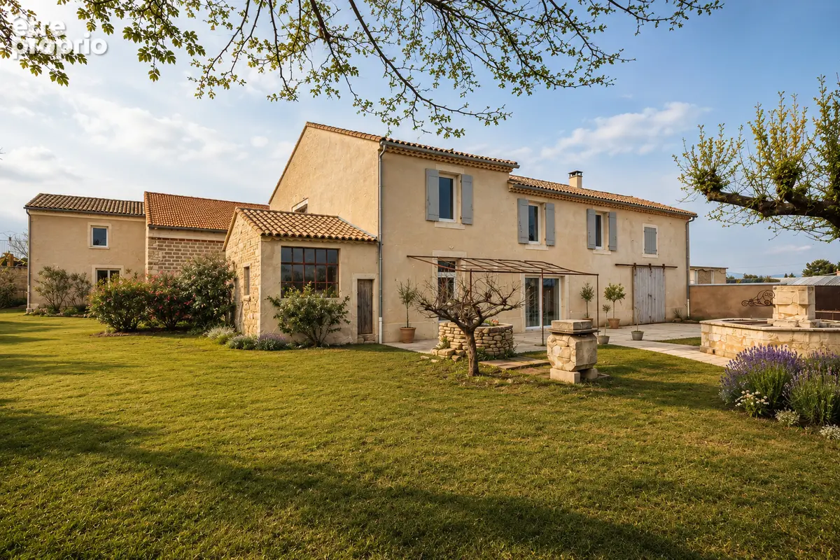 Mas en pierre avec salle de réception 240 m² . Gîtes .Mariages . Entre Uzès et Orange - photo 3