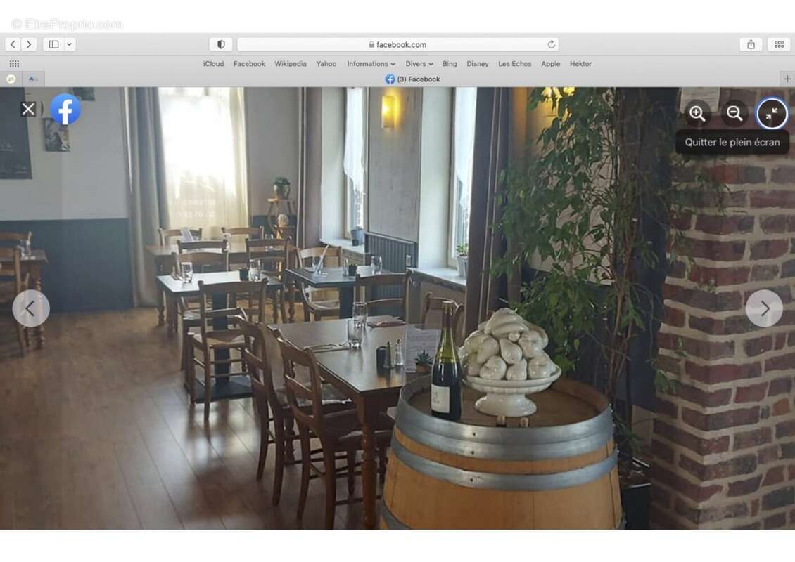 Deux en un: exploitez votre restaurant tout en bénéficiant d'un logement de fonction. - photo 2