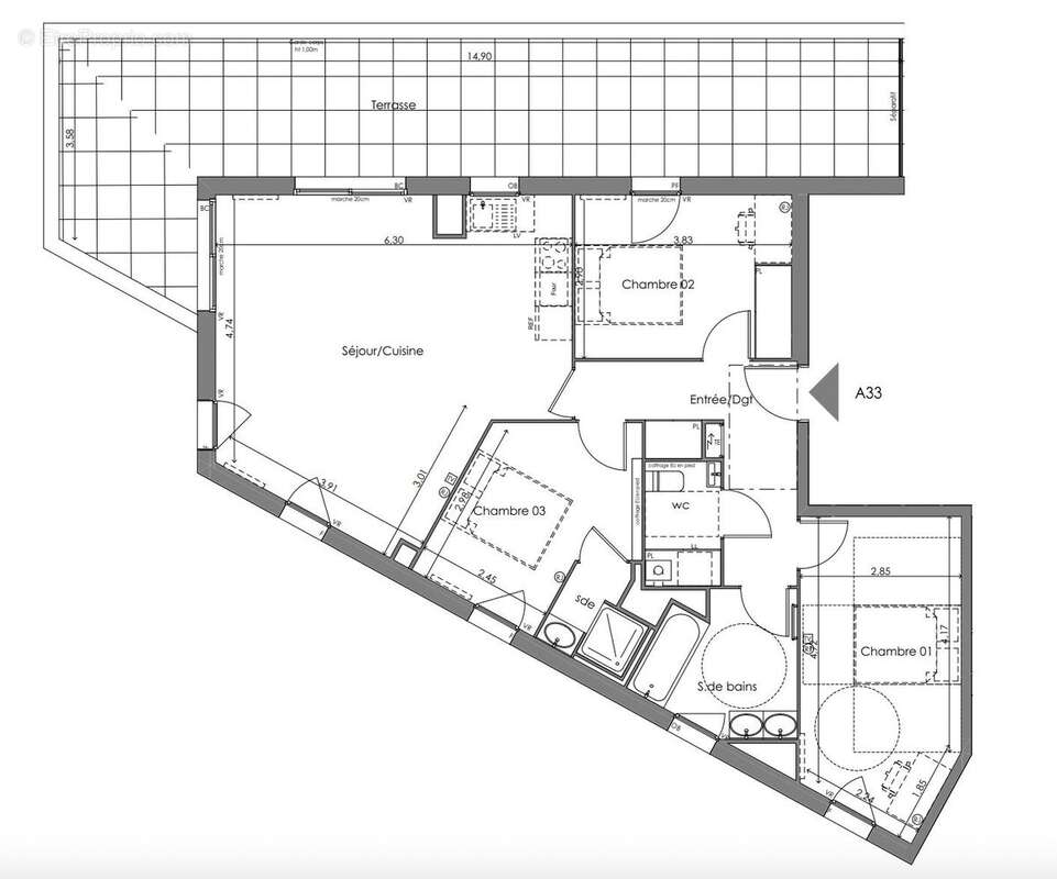 Appartement à SAINT-MEDARD-EN-JALLES