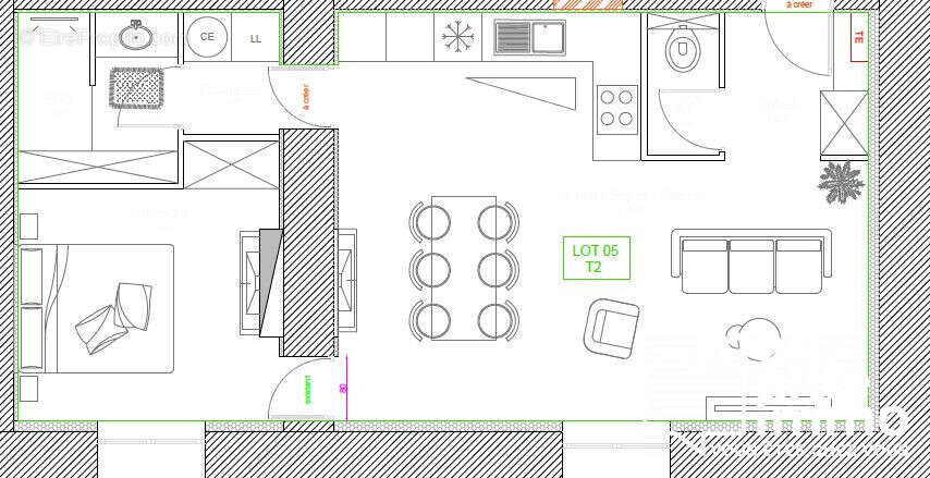 Appartement à CADAUJAC