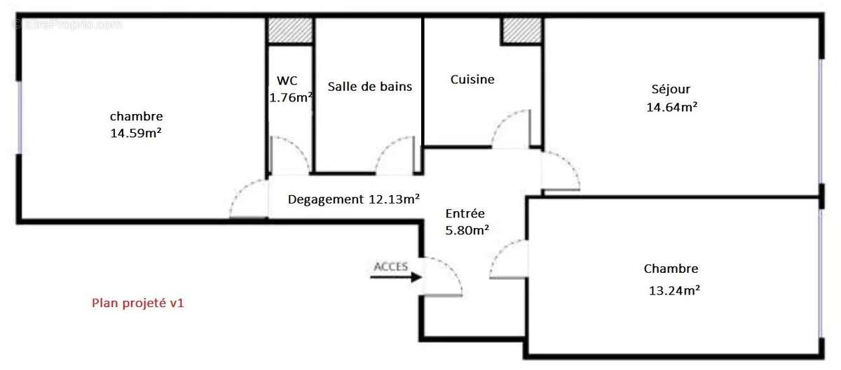 Appartement à PARIS-15E