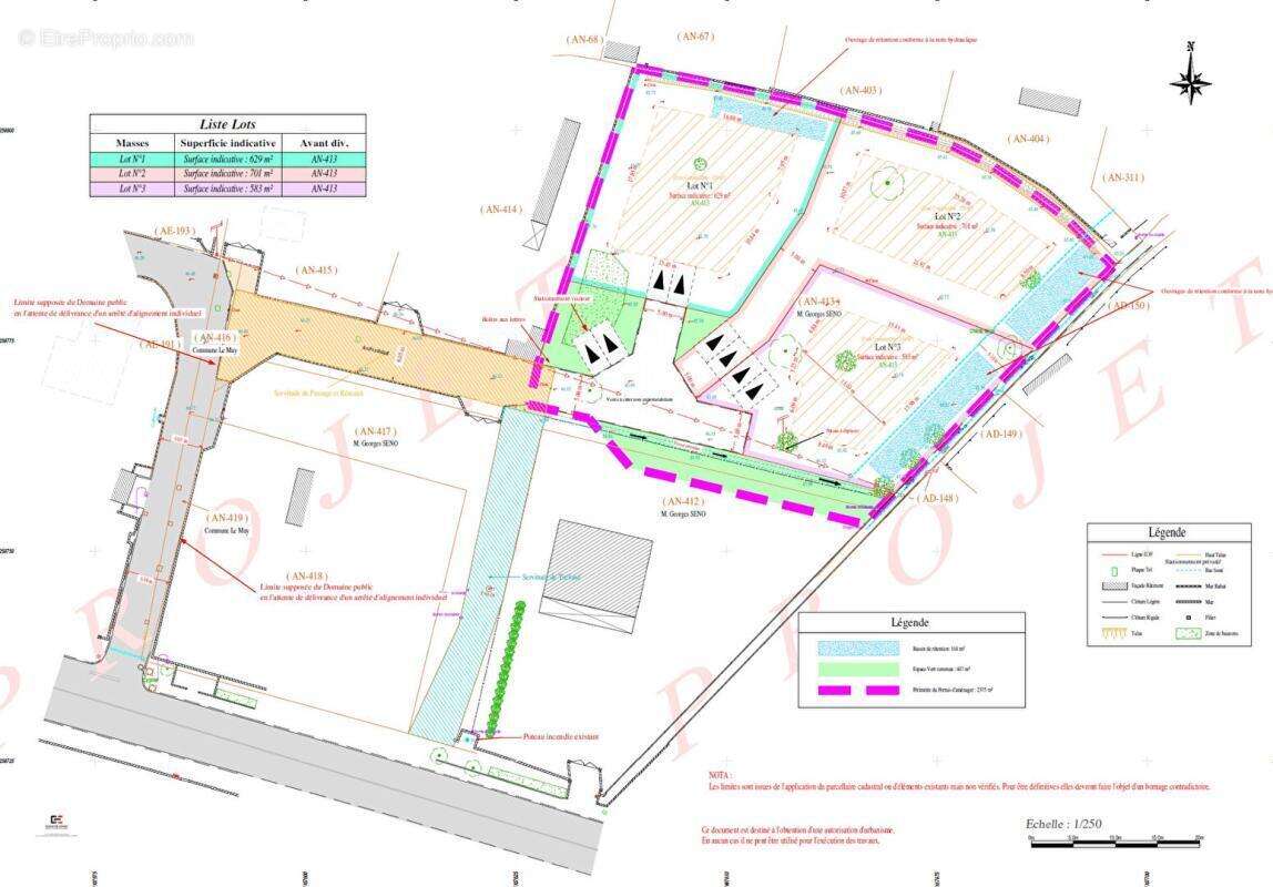 LE MUY Terrain avec permis d'aménager accordé pour 3 lots à bâtir - photo 2