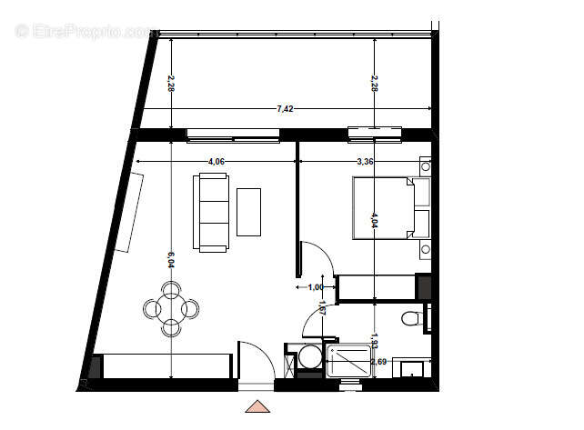 Vente appartement T2 Biancarello - photo 4
