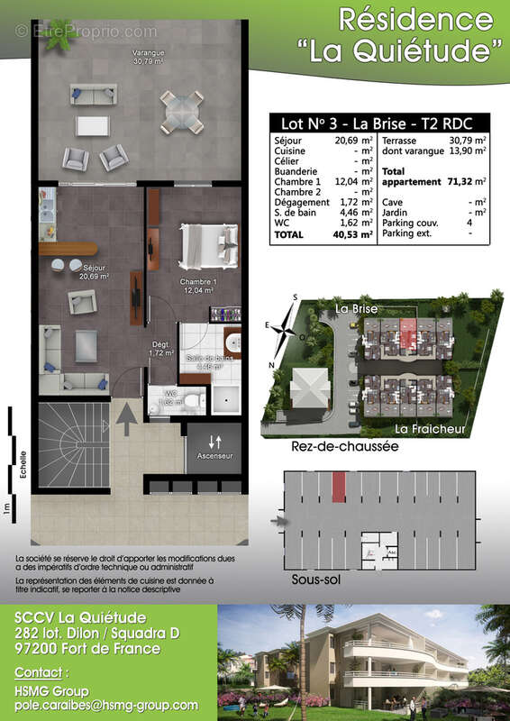 Appartement à LE LAMENTIN