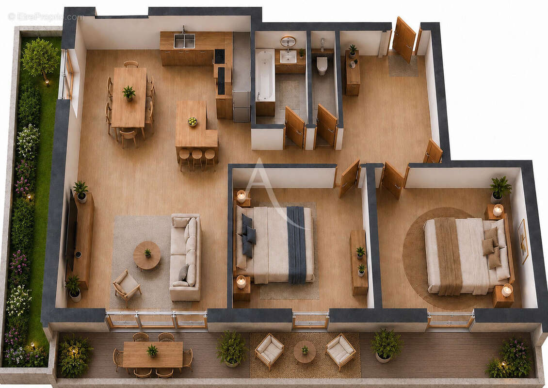 Appartement à COUPVRAY