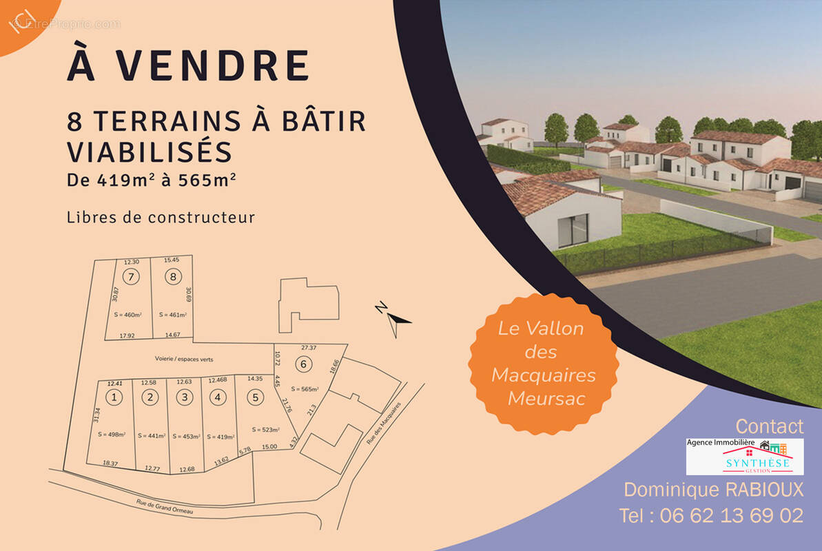 Terrain à MEURSAC