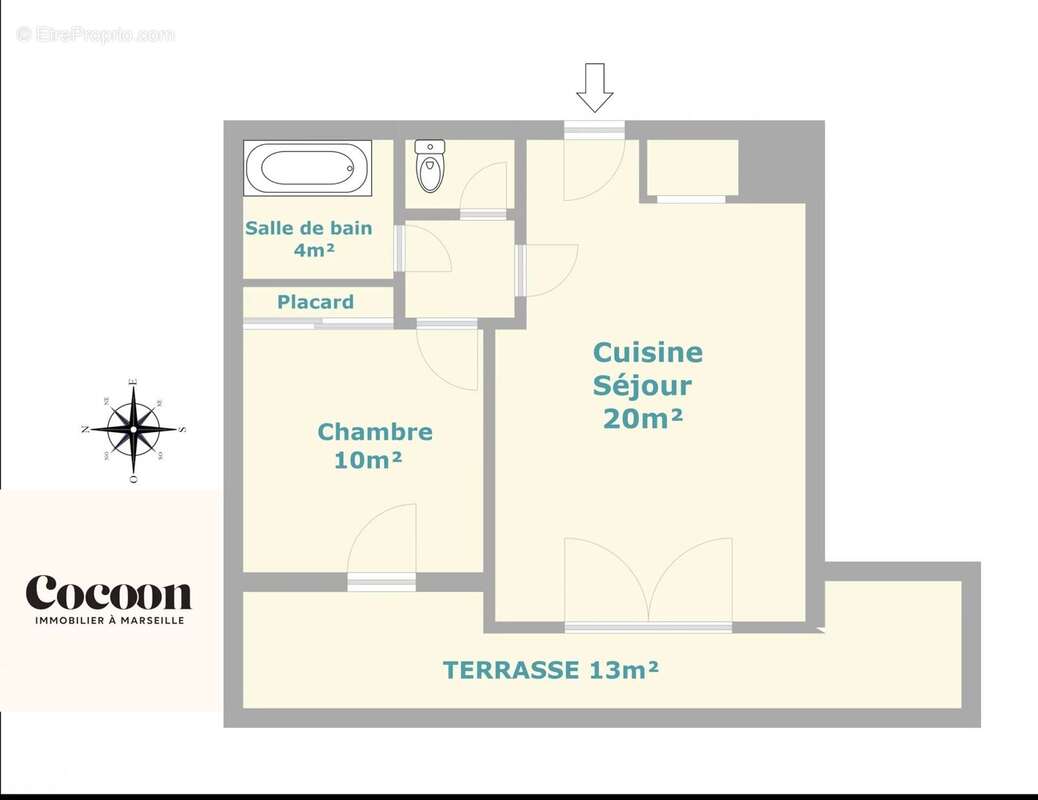 Appartement à MARSEILLE-13E