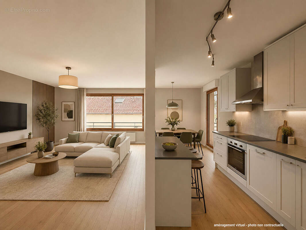 Vente appartement T3 - sans vis à vis - calme - loggia plein Est - photo 4