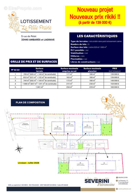 Terrain à AMBARES-ET-LAGRAVE