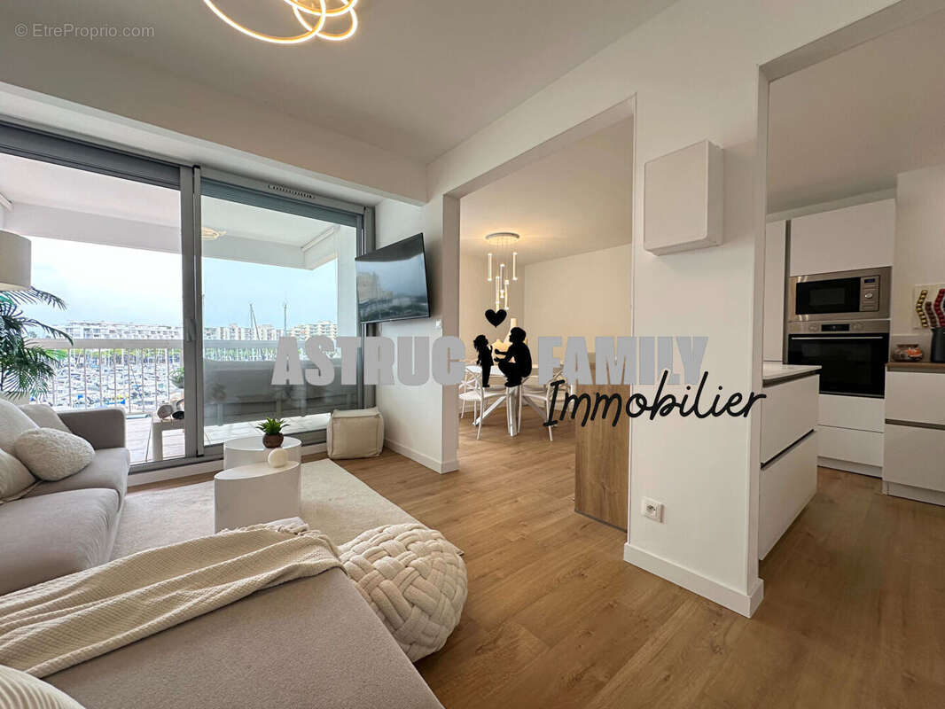 Carnon - vue mer & port - appartement 3 pièces d'exception - photo 2
