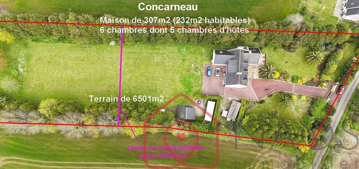 Concarneau  Demeure de style breton de 260 m² utiles sur un terrain clos de 6500m2 - photo 5