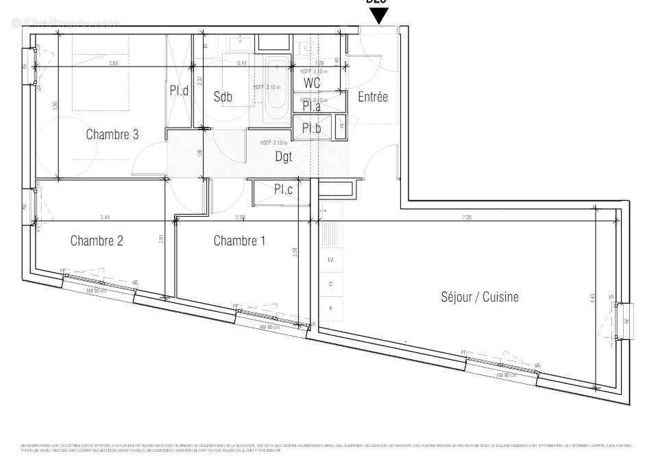 Appartement à DUGNY
