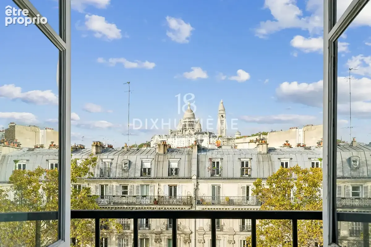 Boulevard Barbès, studette 12,5m² vue Sacré-Coeur - photo 1