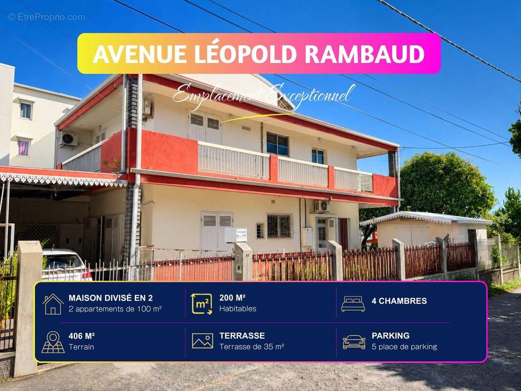 Maison 200 m² à Saint-Denis  - photo 2