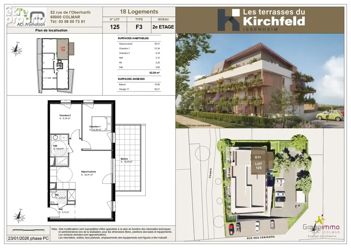 Appartement à ISSENHEIM
