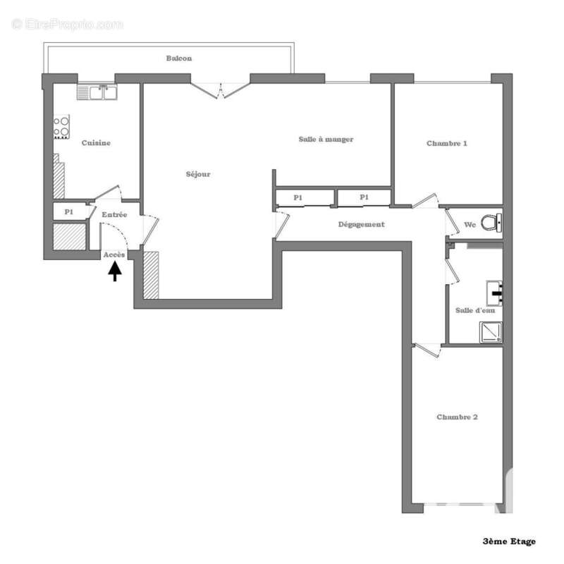 Photo 8 - Appartement à EPINAY-SUR-SEINE