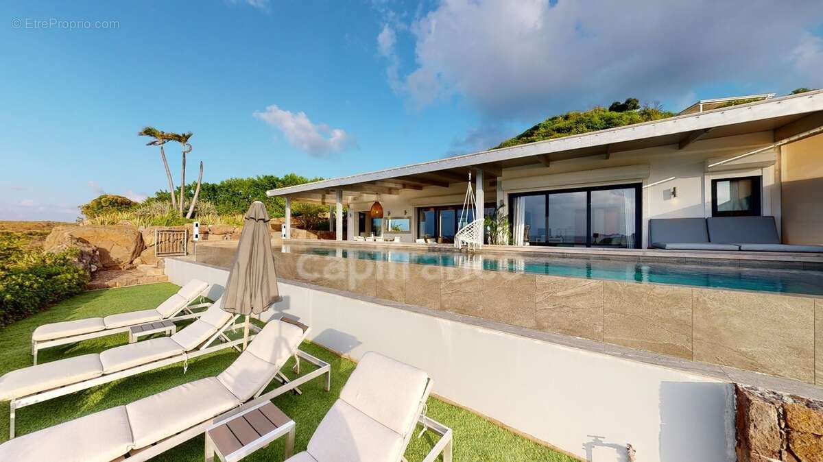 Villa de prestige à vendre 3 chambres avec vue mer sur grand cul-de-sac, saint-barthélemy (97133) - photo 2