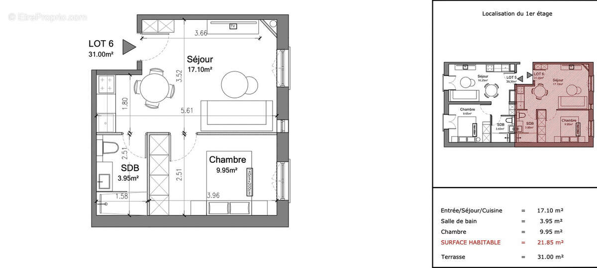 Appartement à NICE