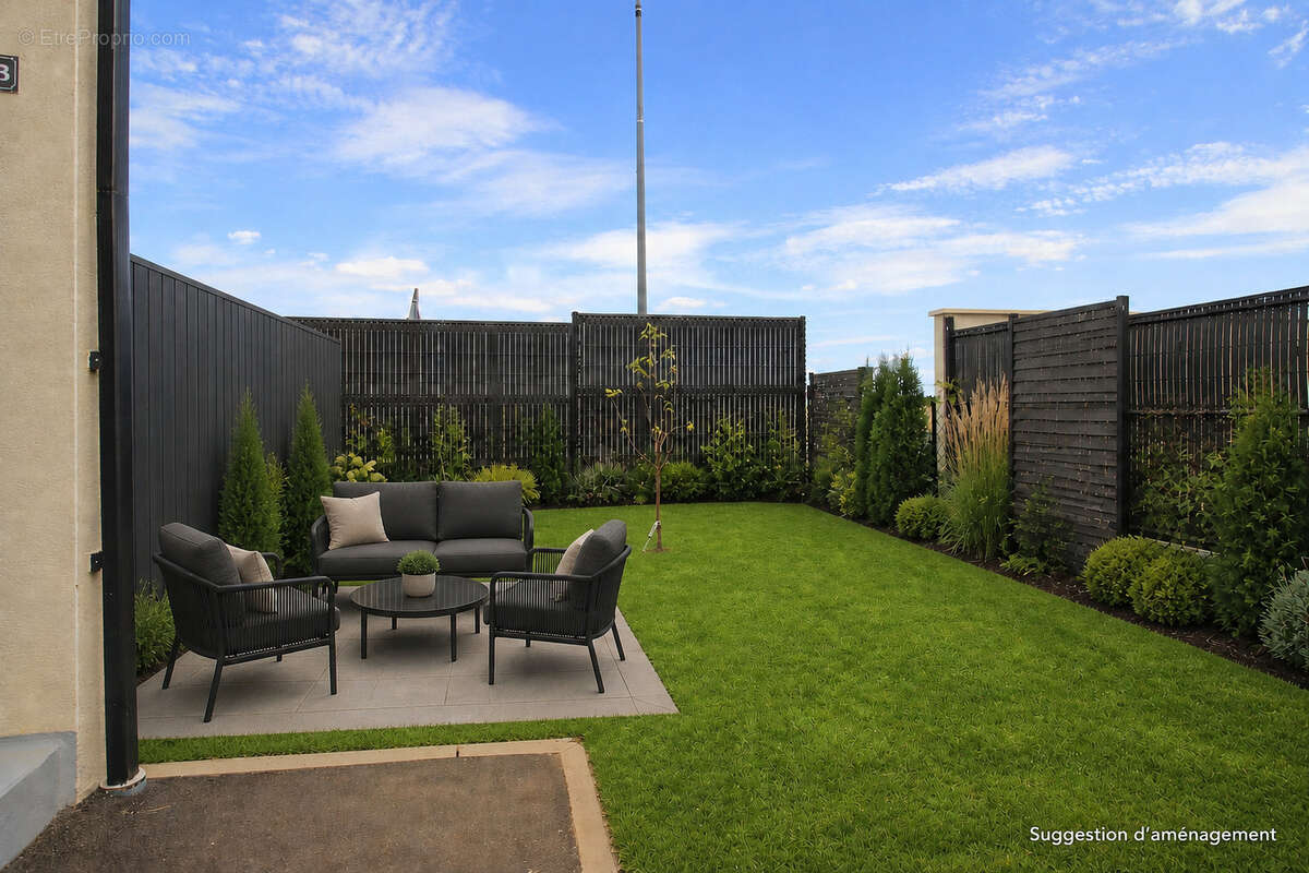 POUILLY T3 avec Jardin et balcon - photo 11