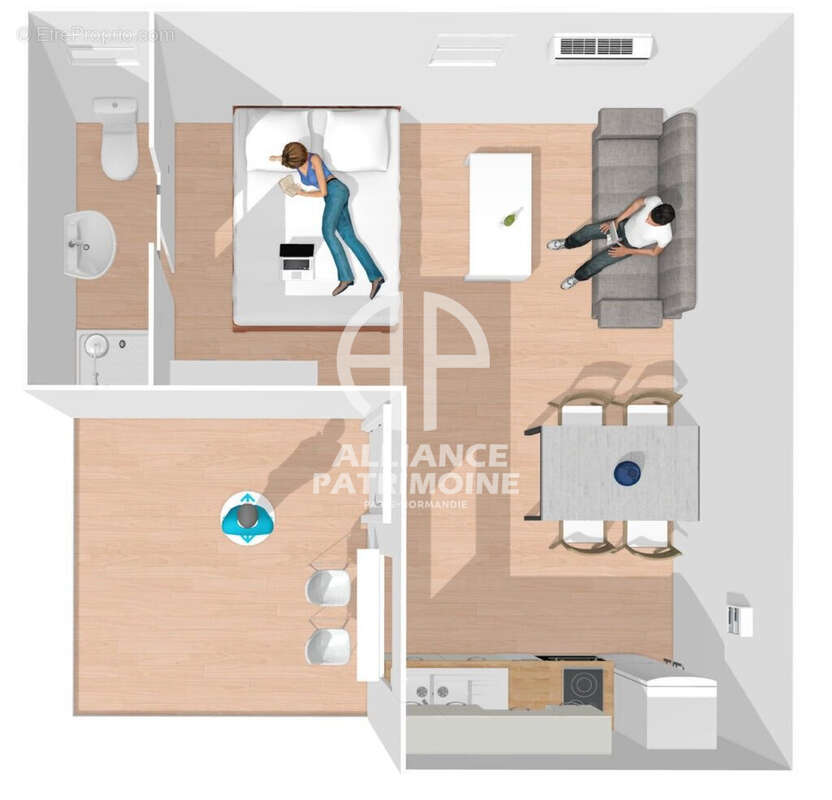 STUDIO AVEC MAISON ATTENANTE  - Maison à LEVALLOIS-PERRET