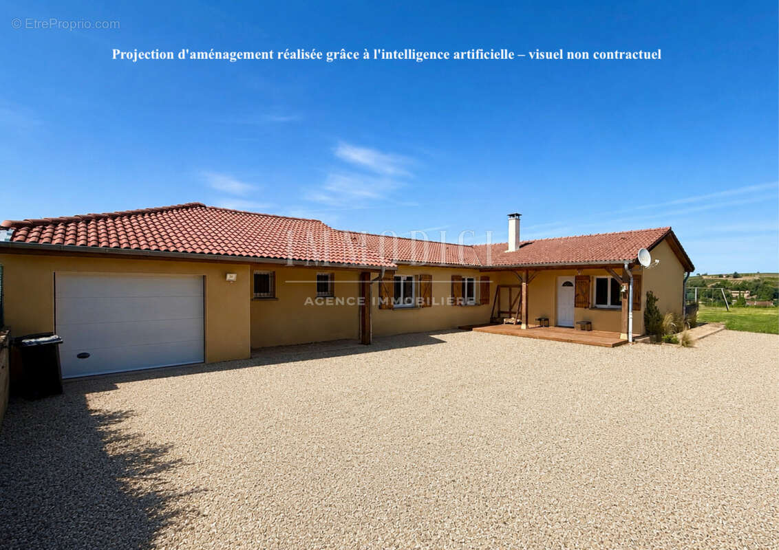 Villa familiale de plain-pied et sa jolie vue sur les collines - photo 2